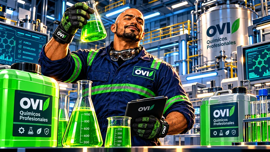 Mr. OVI verificando estándares en planta